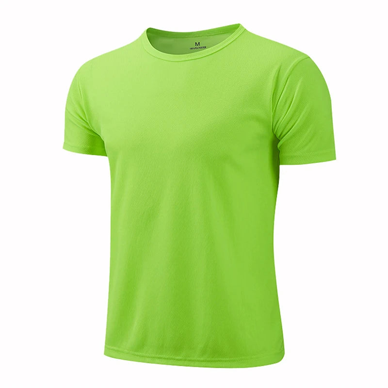 T-shirt Sport Manches Courtes Unisexe Polyester | Séchage Rapide, Gym & Running, 15 Coloris, Tailles S à 4XL – CLEVI Paris