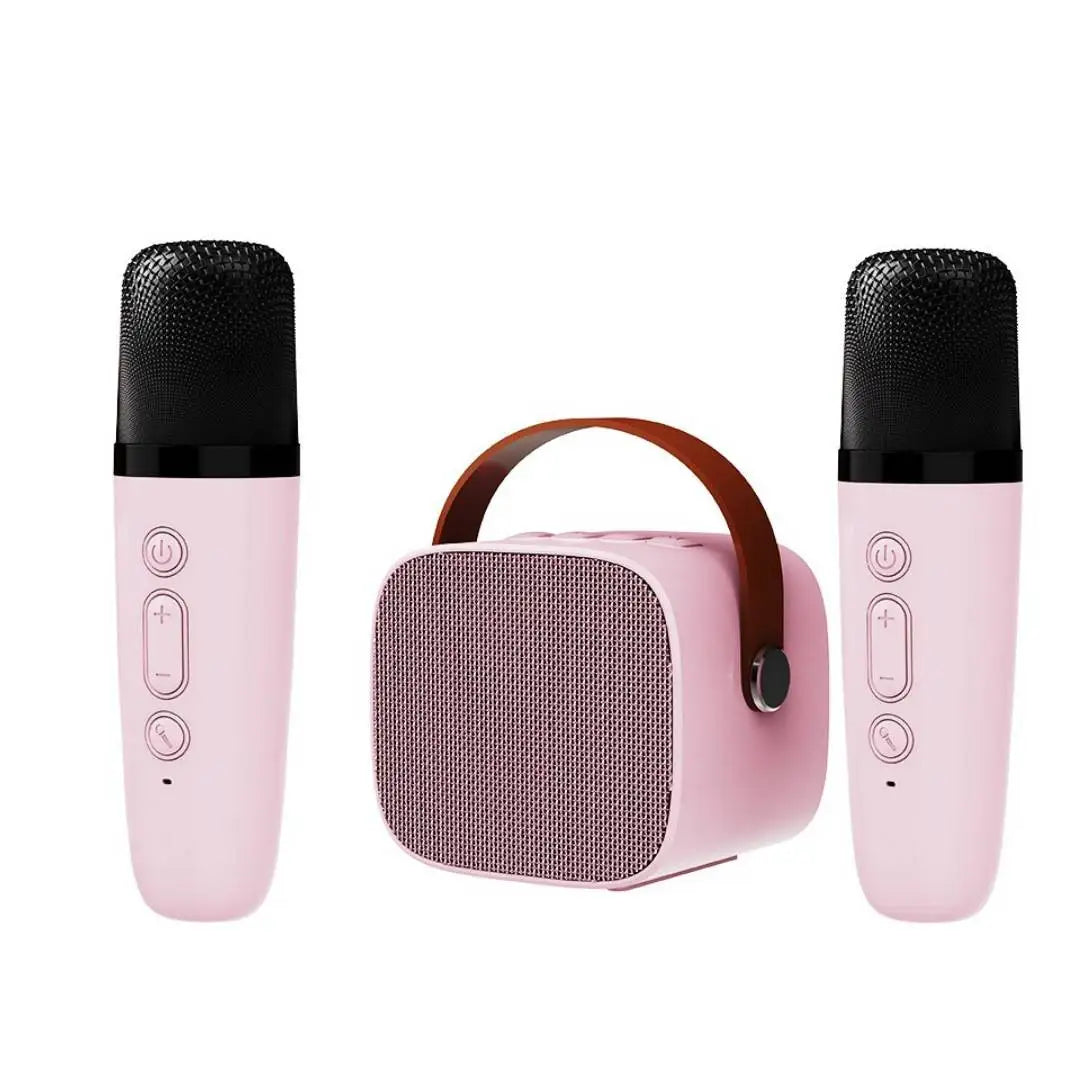 Machine Karaoké Portable Bluetooth Enceinte & 1-2 Micros Sans Fil – CLEVI Paris