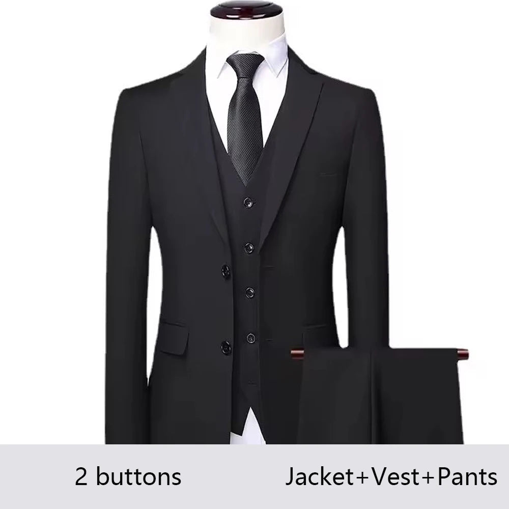 Costume Homme Élégant 2-3 Pièces Blazer Stretch Mariage – CLEVI Paris