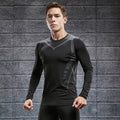 T-shirt Sport Compression Homme | Running, Fitness & Gym, Polyester Séchage Rapide – CLEVI Paris