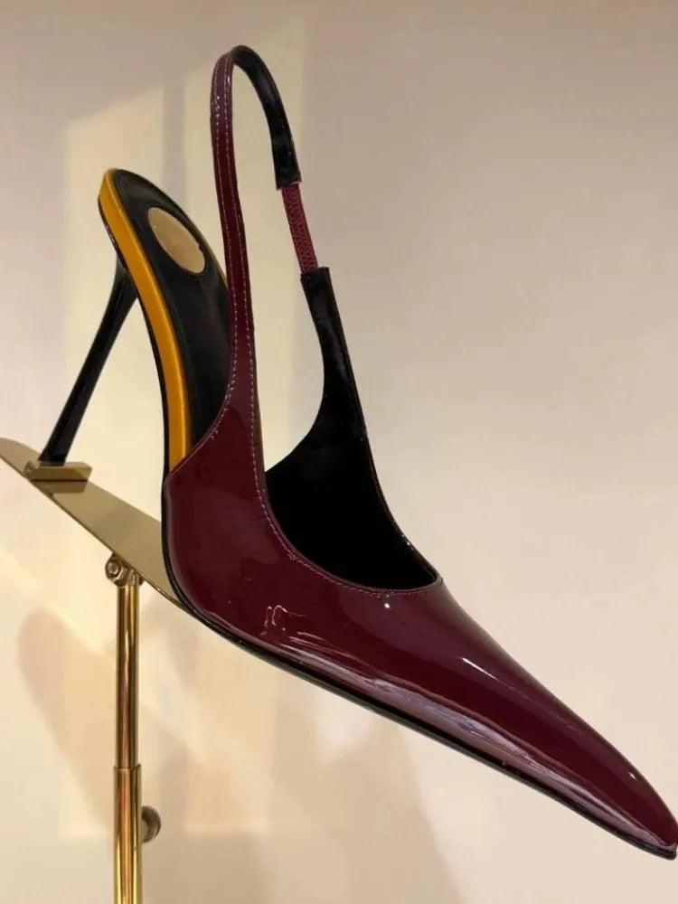 Sandales Stiletto Pointues Femme Talons Aiguilles – CLEVI Paris