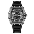 NIBOSI Montre Quartz Japonais Homme Squelette Sport Silicone Lumineux Anti-Magnétique – CLEVI Paris