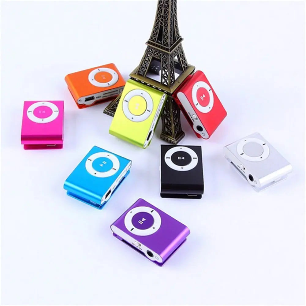 Mini Lecteur MP3 Clip Sport – Boîtier Métal, Jack 3,5 mm, 8 Couleurs | Walkman