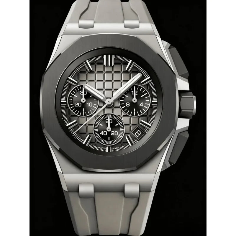 Montre Quartz Homme Sport Chronographe F23R Acier Lumineux Étanche – CLEVI Paris