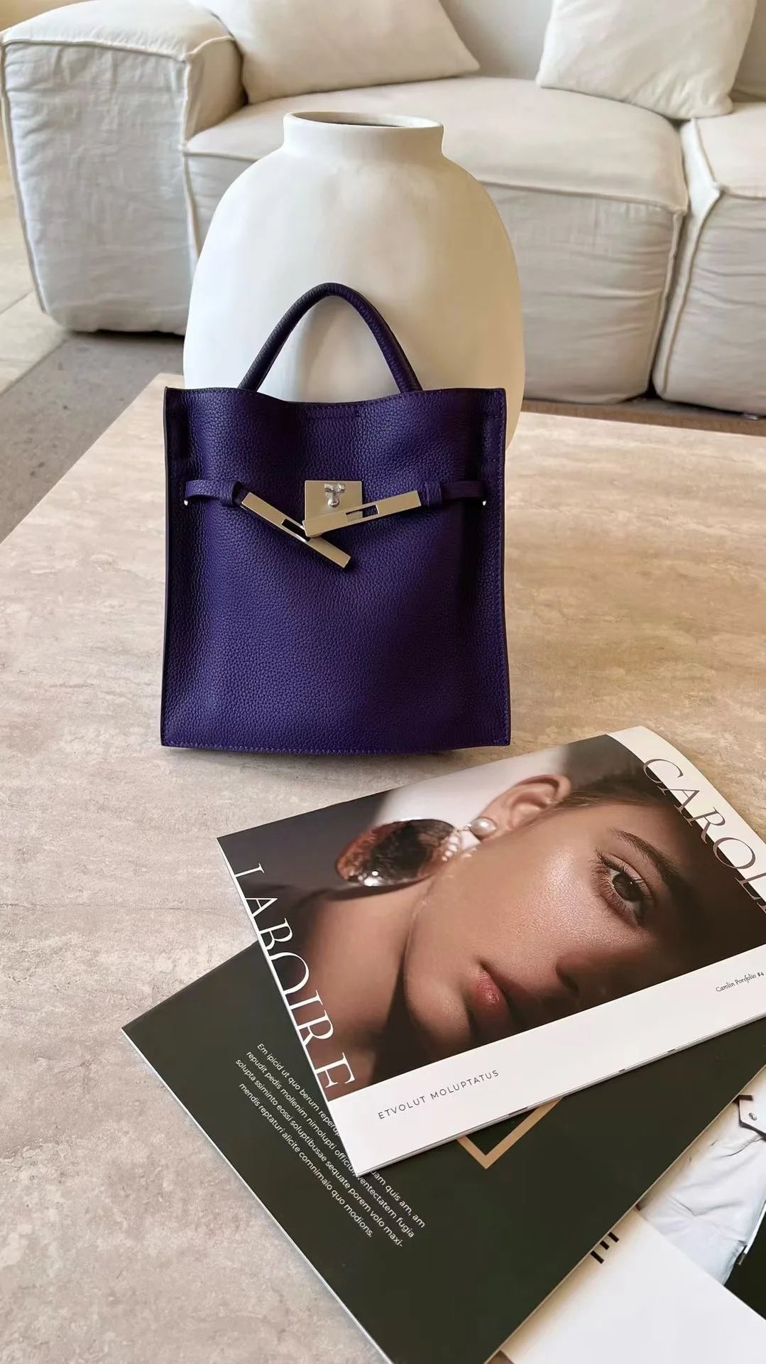 Sac Seau Femme Cuir Vachette Première Couche Style Médiéval – CLEVI Paris