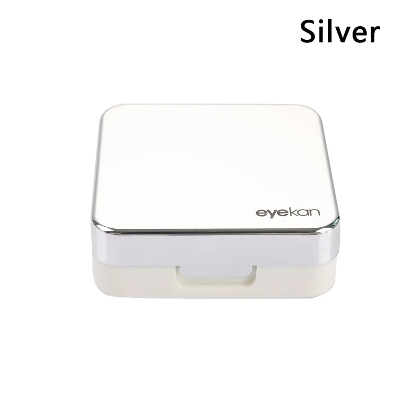 Boîtier à Lentilles de Contact Carré Portable | Kit Complet avec Pince, Ventouse & Miroir | 8 Coloris – CLEVI Paris