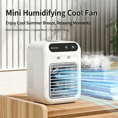 Mini climatiseur de bureau à brume rechargeable – CLEVI Paris