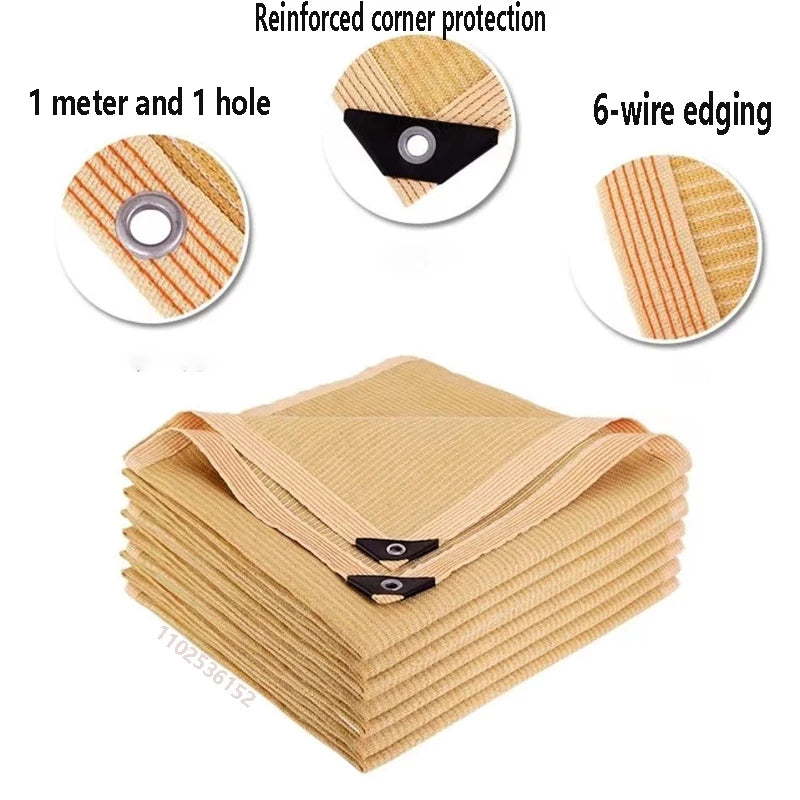 Voile d'Ombrage HDPE Anti-UV | Filet Pare-Soleil Jardin Terrasse Balcon – CLEVI Paris