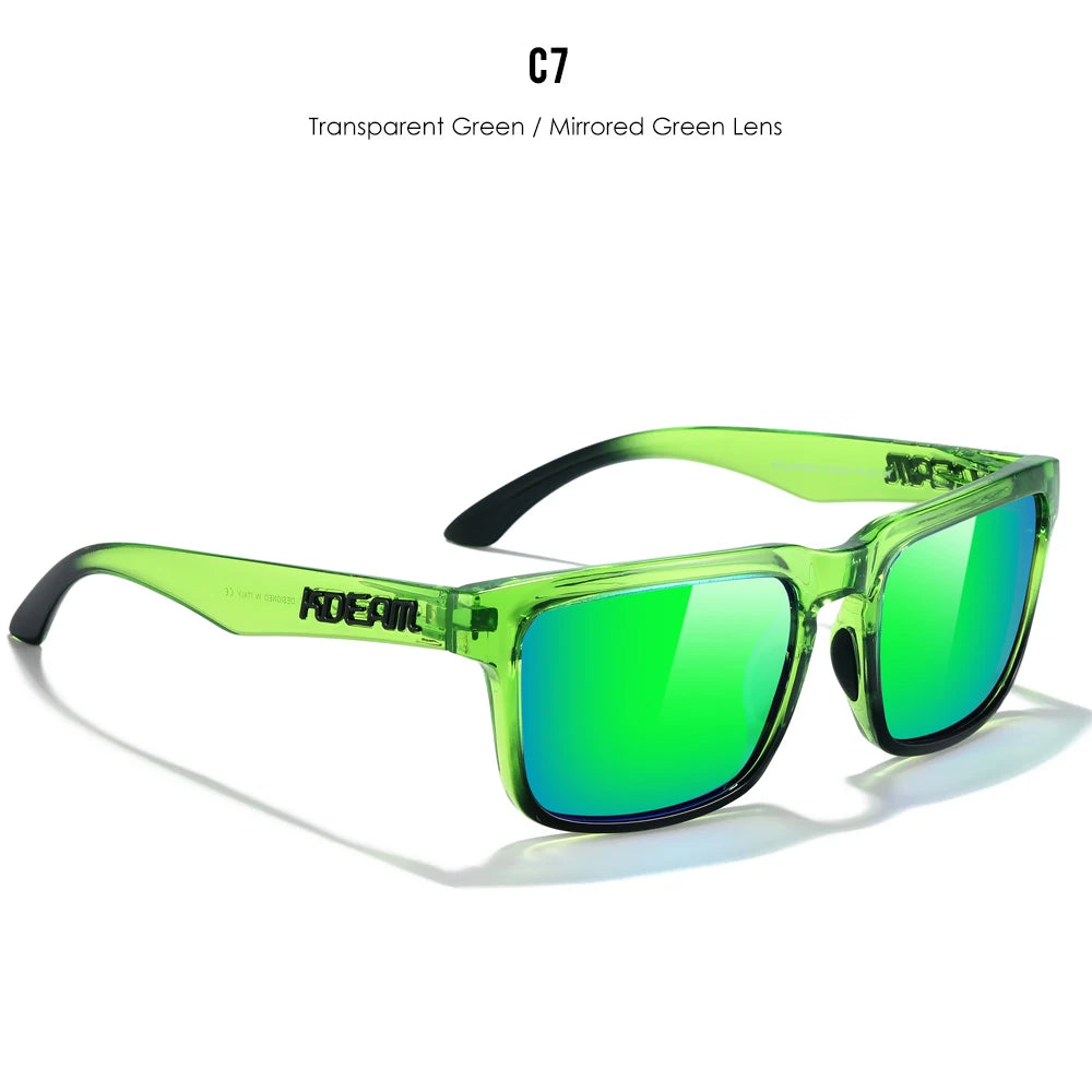 Lunettes de Soleil Polarisées Oversize Homme Femme – Verres Photochromiques Anti-Reflets UV400 – CLEVI Paris