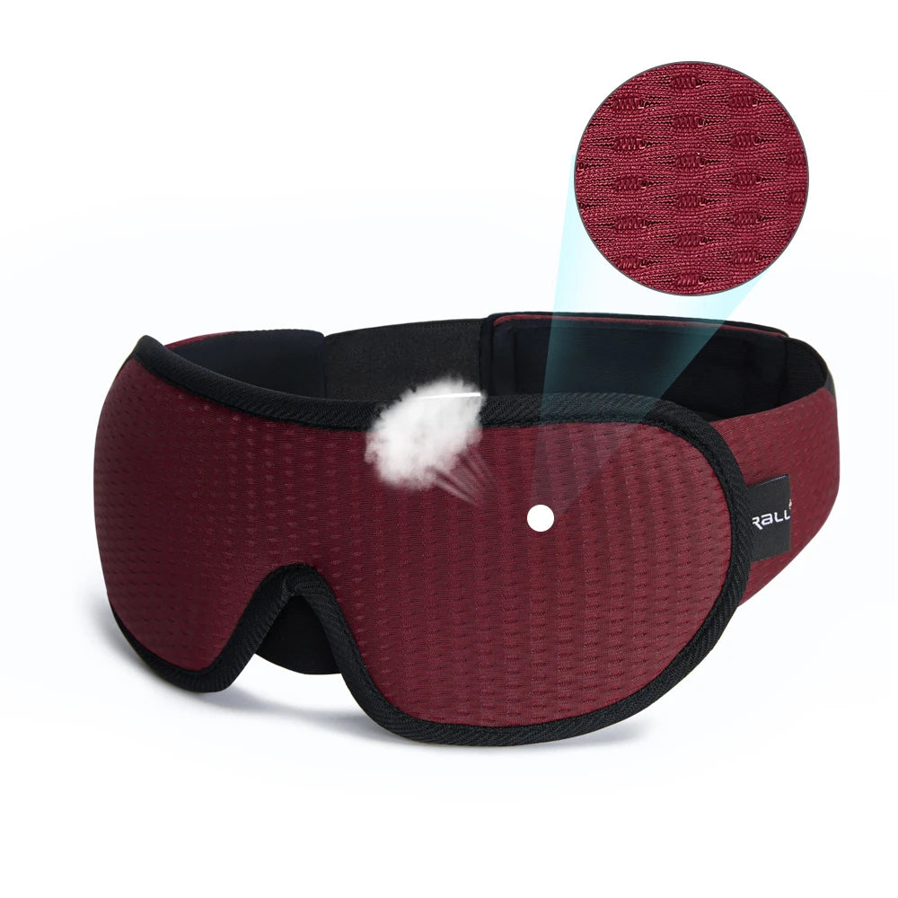 Masque de Nuit 3D Anti-Lumière Rembourré Ergonomique — CLEVI Paris