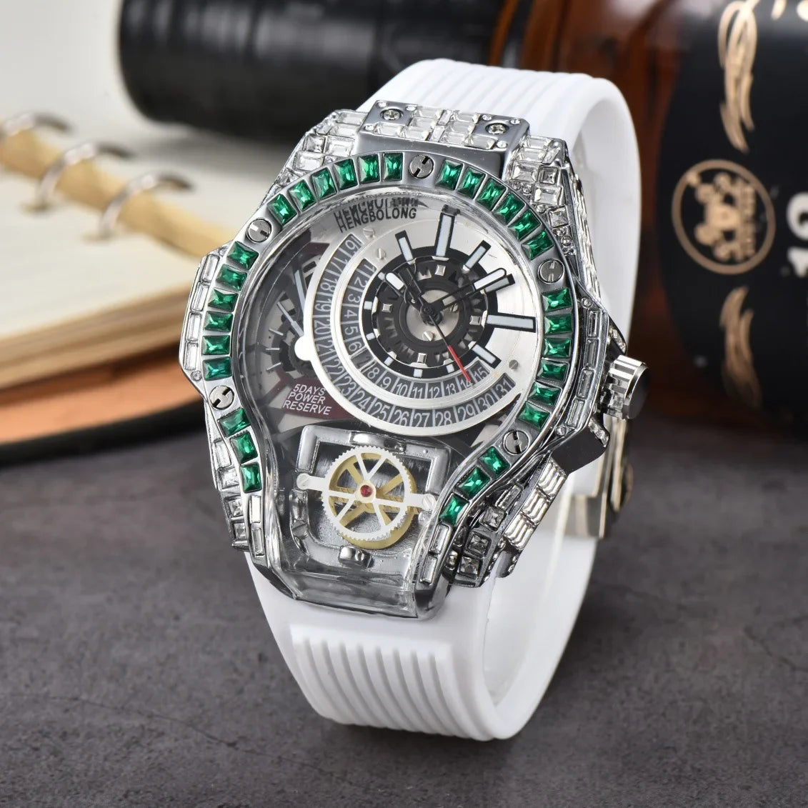STARPERISH W01 Montre Homme Automatique Japonais Acier Inox Verre Hardlex Lumineux 3 ATM 21 Coloris – CLEVI Paris