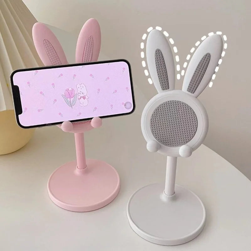 Support Téléphone Bureau Lapin Ajustable Universel — CLEVI Paris