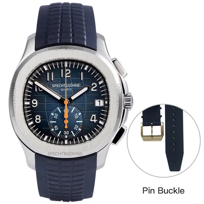 Montre Quartz Chronographe Homme Specht & Söhne SP0006 – Acier 316L Étanche 5ATM