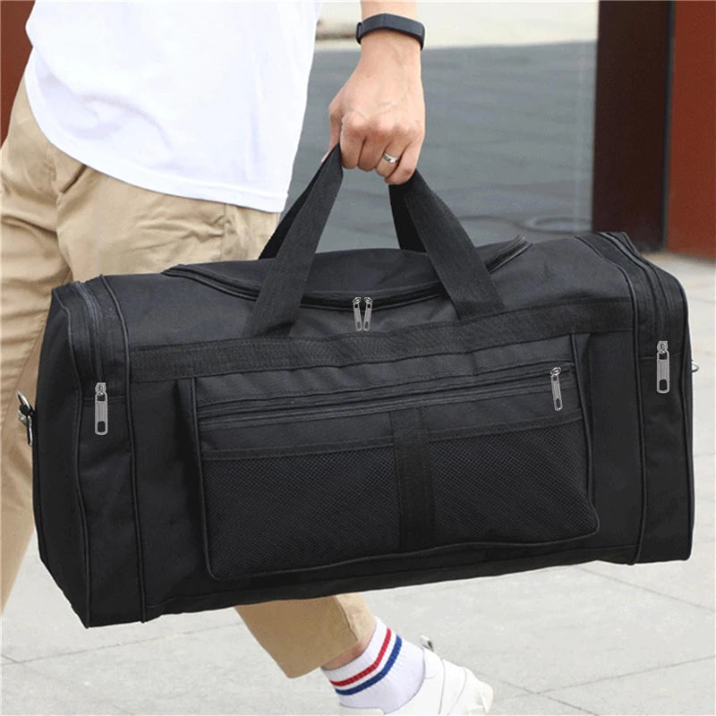 Sac de Voyage Nylon Grande Capacité Bandoulière Week-end Sport Gym – CLEVI Paris
