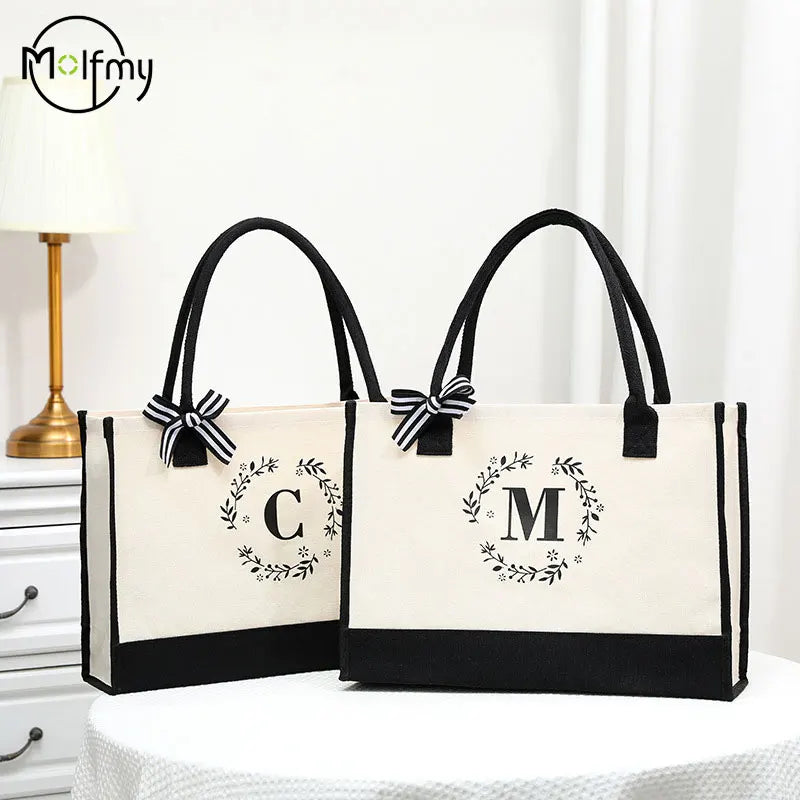 Tote Bag Toile Femme Grande Capacité Floral – CLEVI Paris
