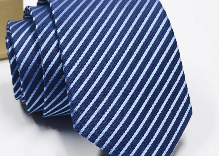 Cravate homme motifs variés 7–8 cm – CLEVI Paris