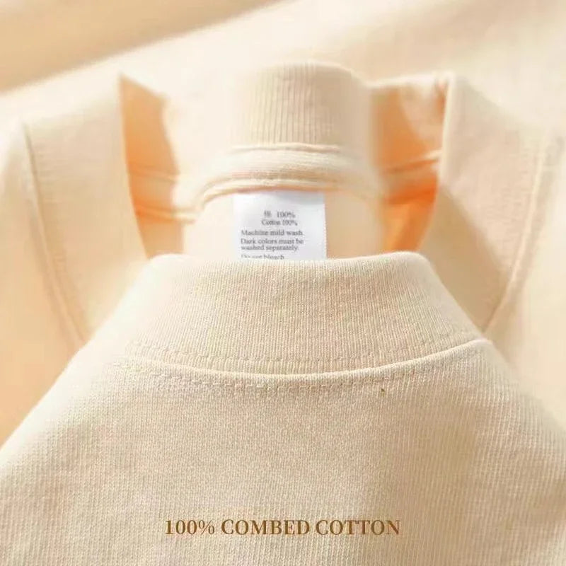 T-Shirt Homme 100% Coton 425g Col Rond Respirant Coupe Basique 6 Coloris – CLEVI Paris