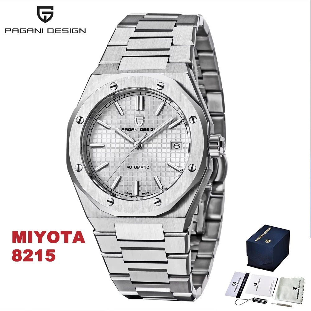 Montre Automatique Homme Pagani Design Miyota 8215 Saphir Acier 10 Bar 8 Coloris – CLEVI Paris