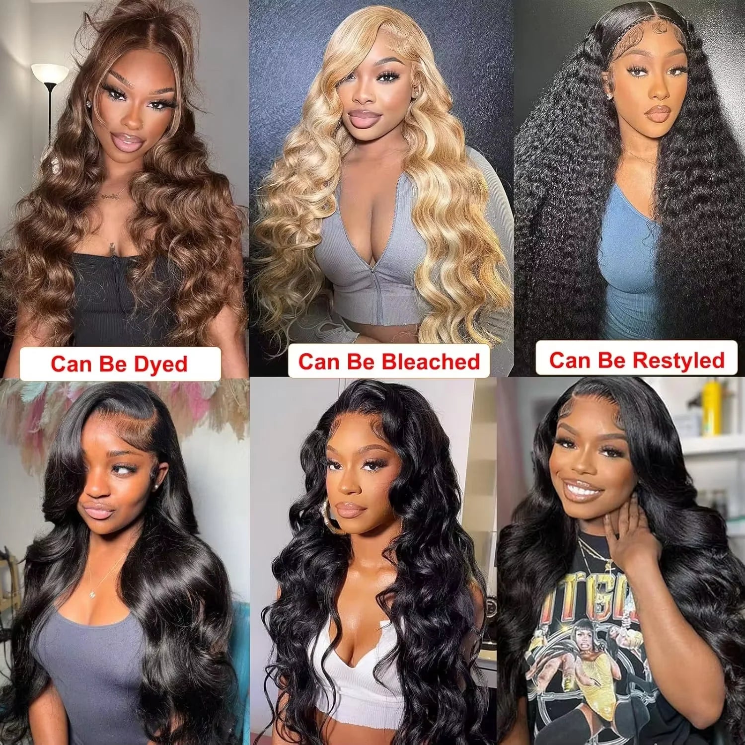 Extensions Cheveux Humains Body Wave Brésiliennes Remy 16A — CLEVI Paris