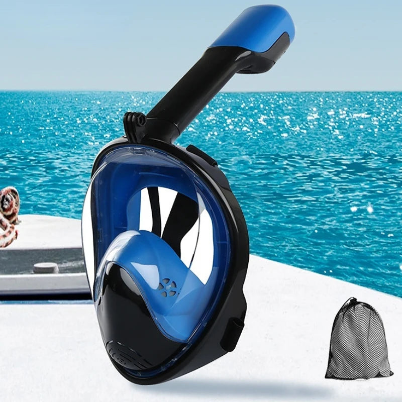 Masque de Plongée Plein Visage Anti-Buée – Snorkeling Adulte & Enfant