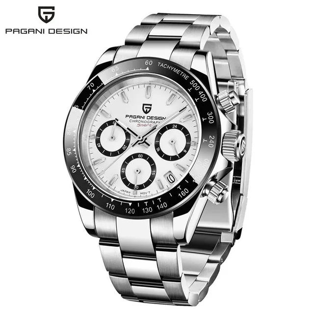 Montre Homme Quartz Chronographe Cadran Météorite Rétro Pagani Design PD-1664 – CLEVI Paris
