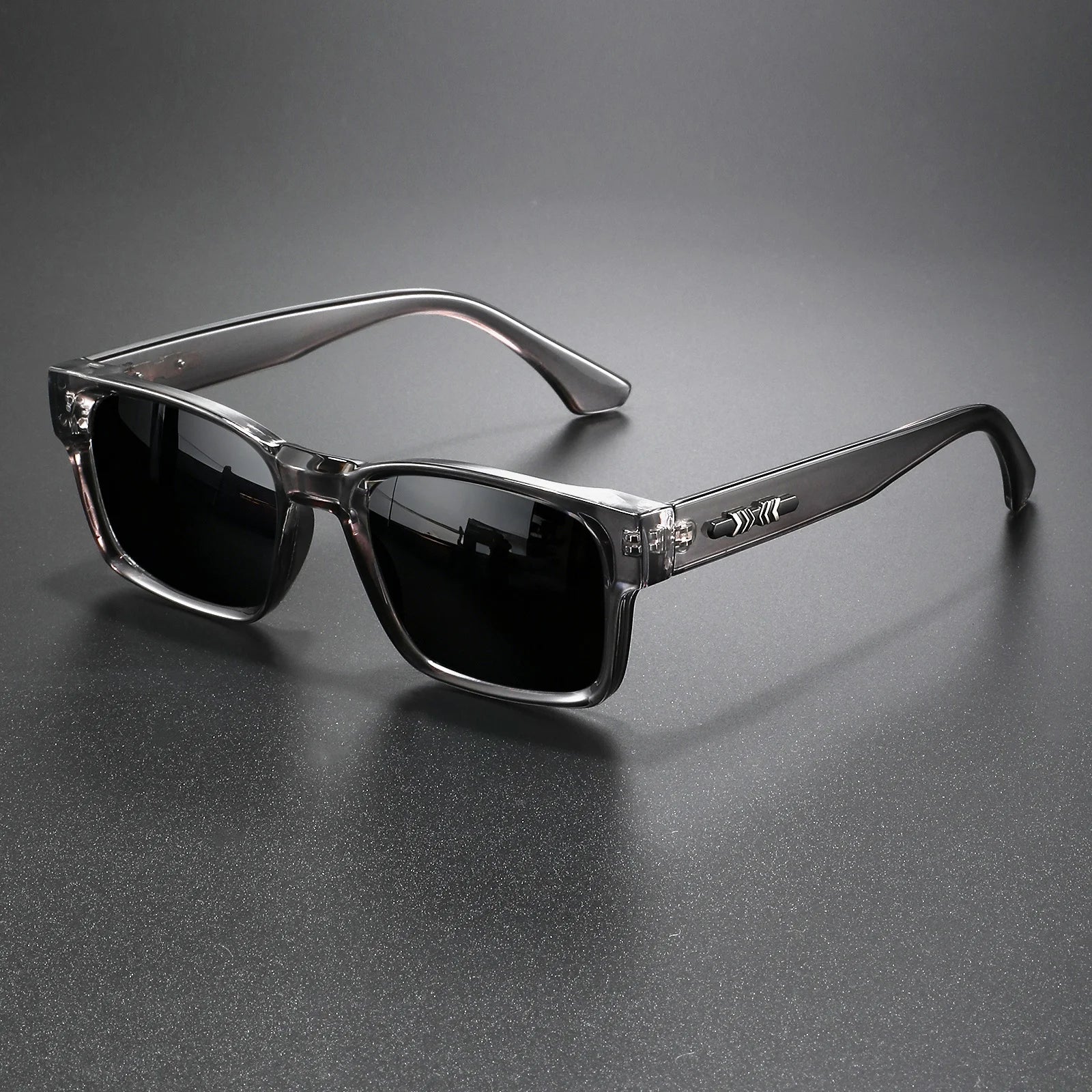 Lunettes de Soleil Rétro Punk Carrées UV400 Unisexe — CLEVI Paris