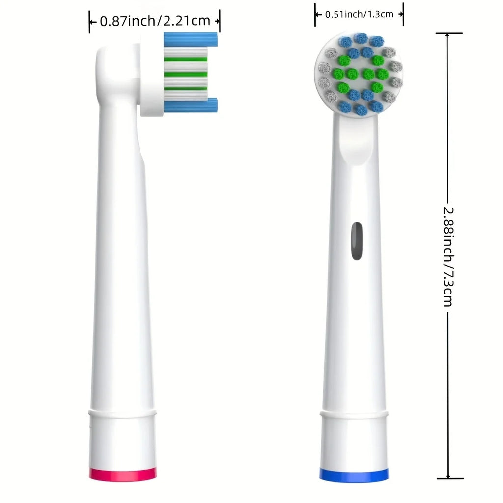 Têtes de Brosse à Dents Compatibles Oral‑B – Lot 4/12/16/20 – CLEVI Paris