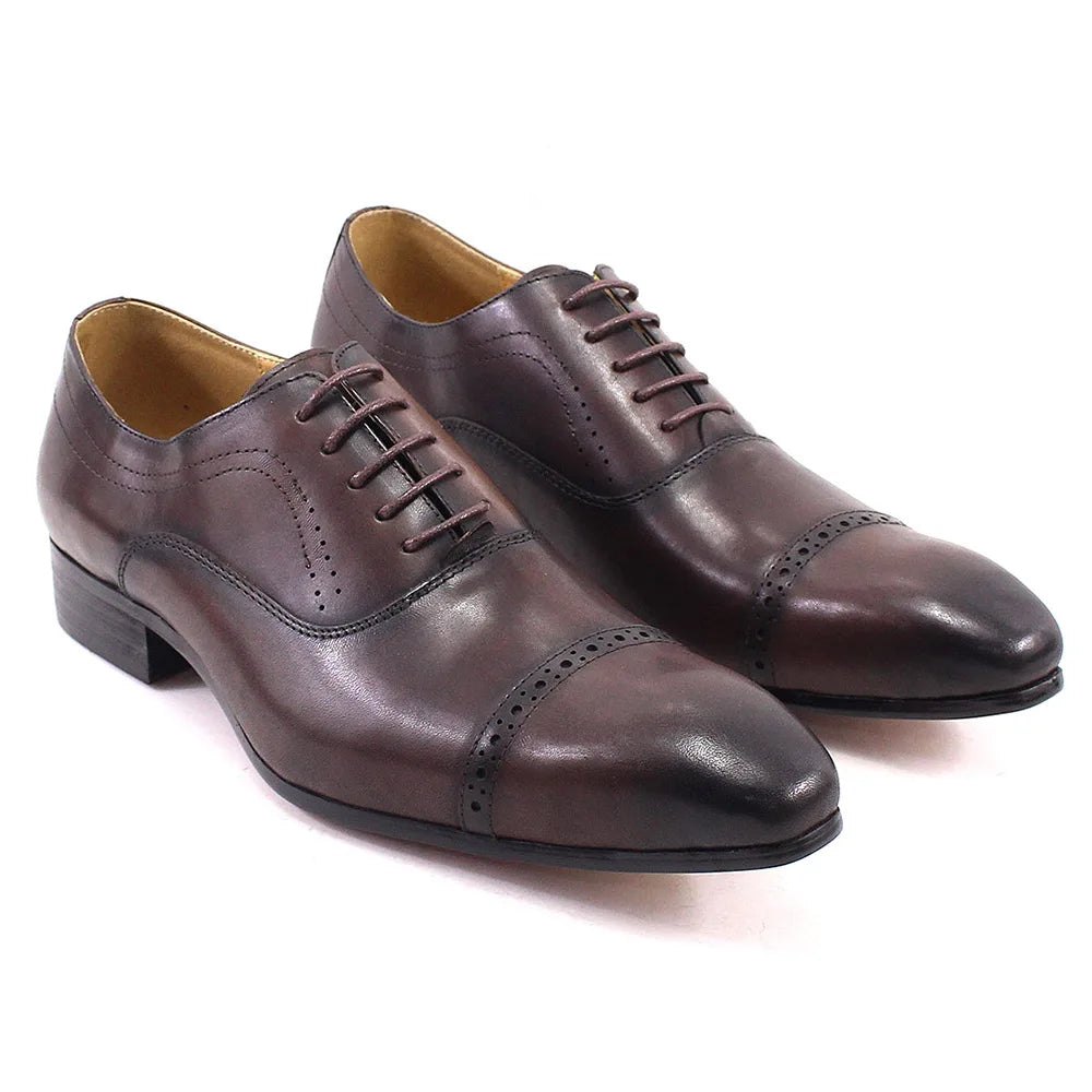Chaussures Oxford en cuir à lacets – CLEVI Paris