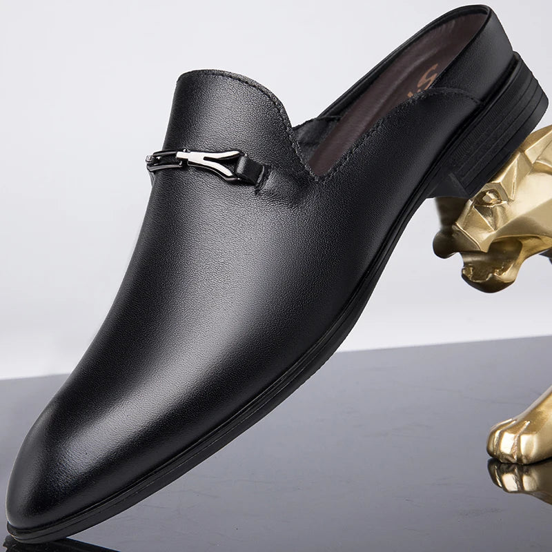 Mocassin Homme Cuir de Vache Véritable Slip-On Respirant Léger | Casual Bureau Conduite EU 36-47