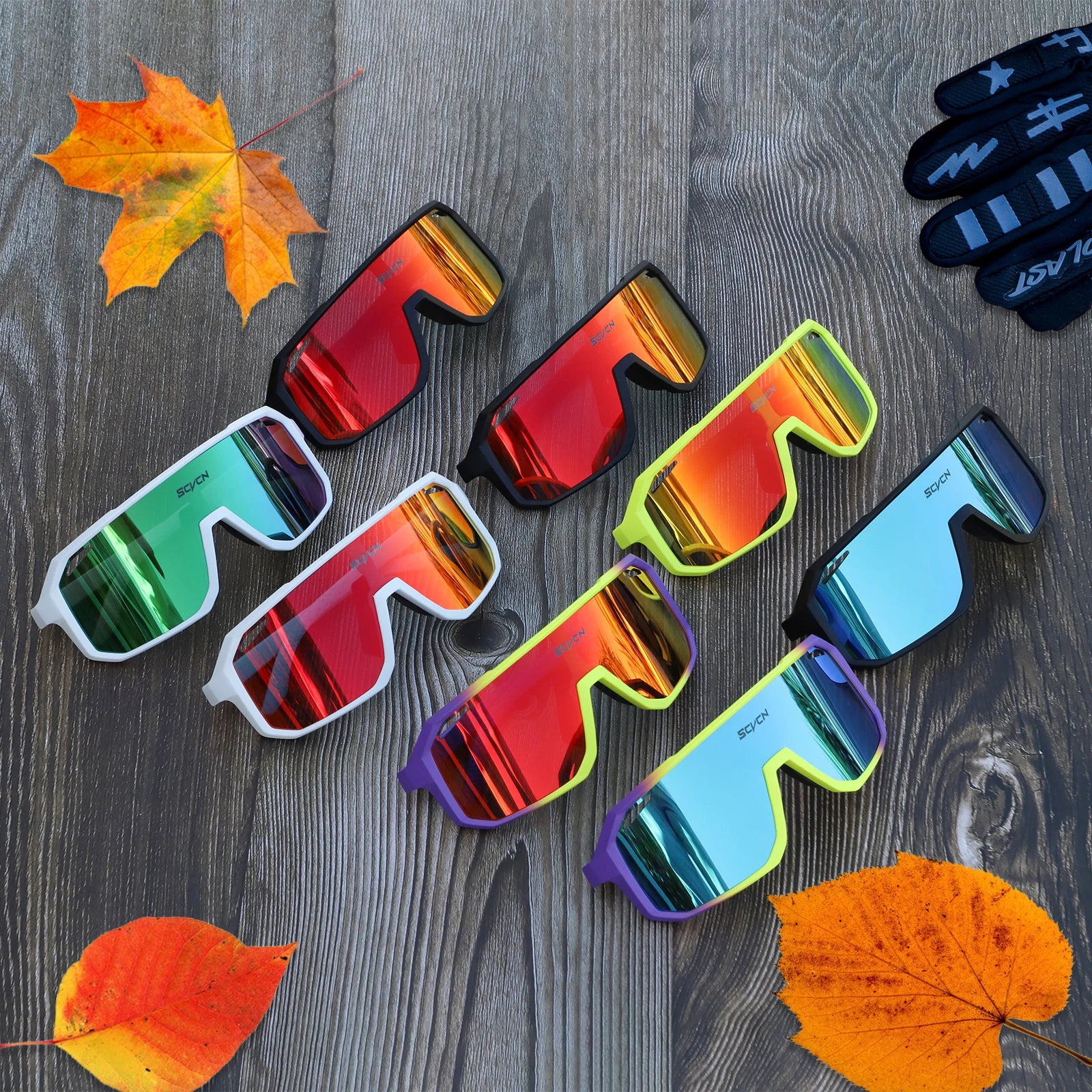 Lunettes de Cyclisme Sport Unisexe TR-90 UV400 CE 21 Coloris – CLEVI Paris