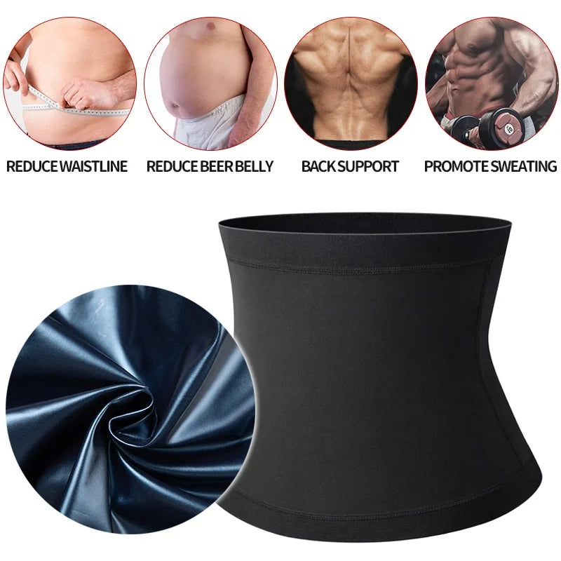Ceinture Sudation Homme Gainante Effet Sauna Ventre Plat — CLEVI Paris