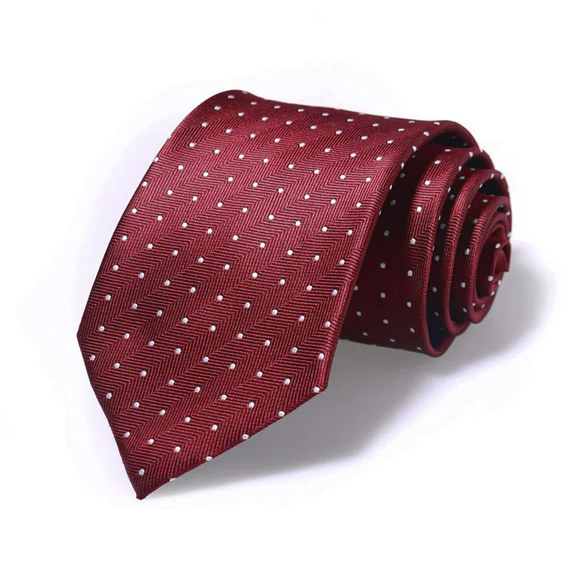 Cravate homme à pois 8 cm – CLEVI Paris