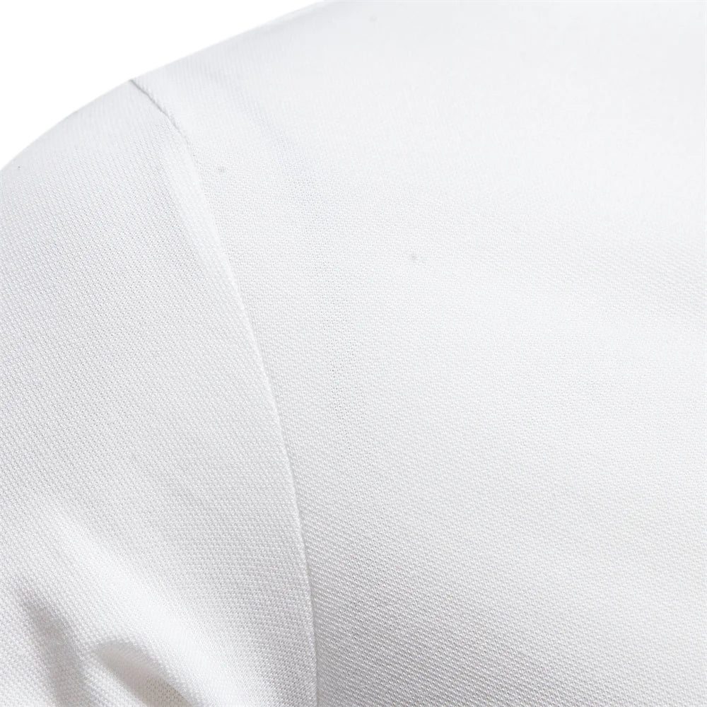 Polo Homme AIOPESON Coton Manches Courtes – Broderie, Anti-Boulochage