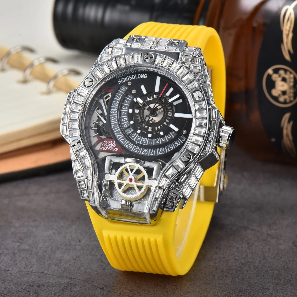 STARPERISH W01 Montre Homme Automatique Japonais Acier Inox Verre Hardlex Lumineux 3 ATM 21 Coloris – CLEVI Paris