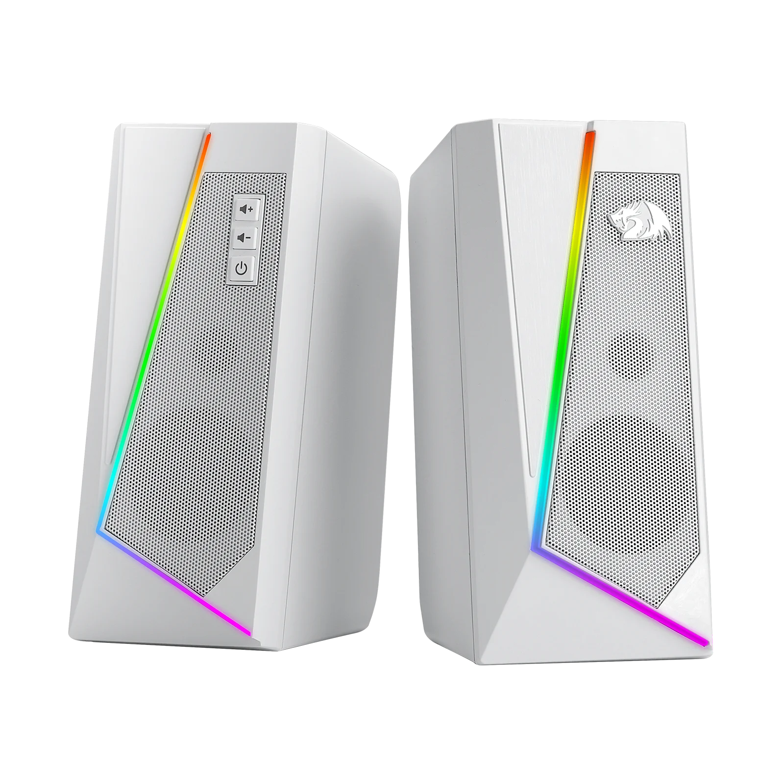 Enceintes PC Redragon GS520 Anvil RGB 2.0 Stéréo 6 Modes LED USB – CLEVI Paris