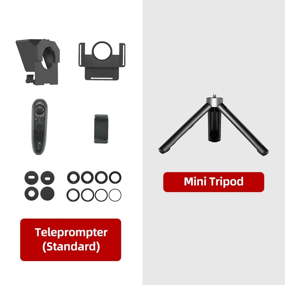 Télésouffleur Portable AMBITFUL T1 Mini – Smartphone & DSLR, Télécommande Bluetooth