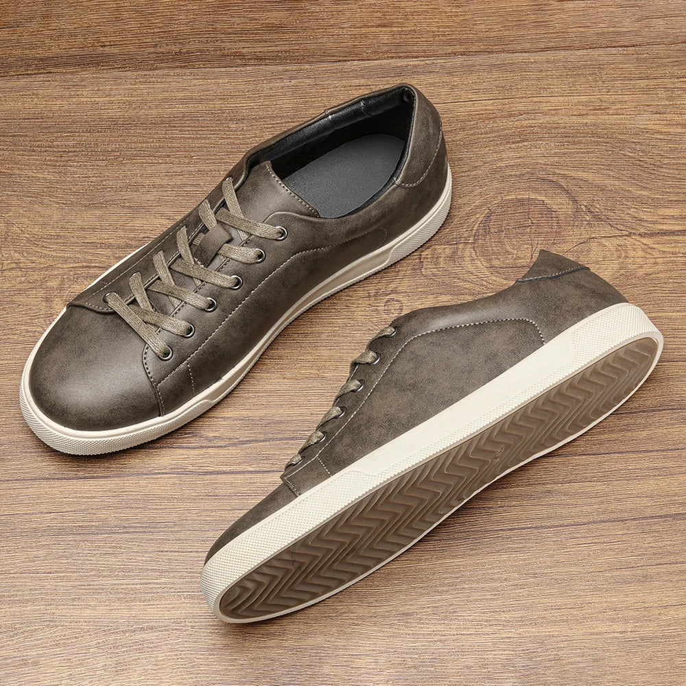 Sneakers Homme Légères Respirantes Casual Lacets Multicolores – CLEVI Paris