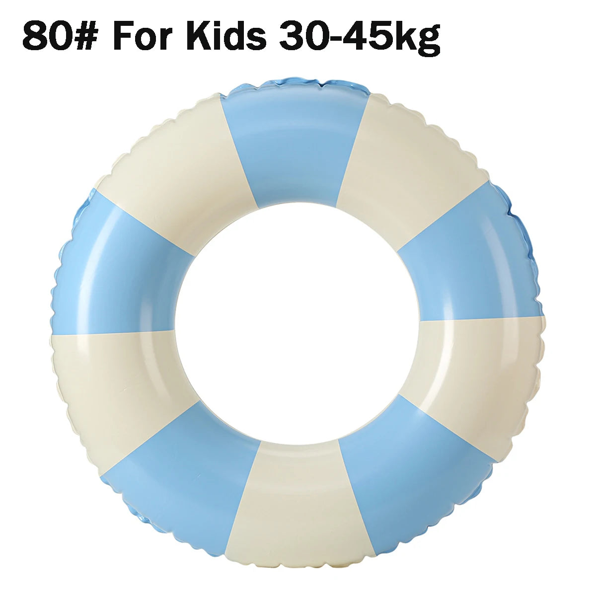 Bouée Gonflable Vintage Rayée – Anneau de Piscine Été 60 à 90 cm – Femme & Adulte