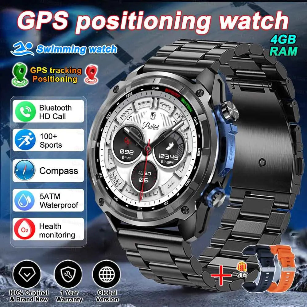 MAVHX DTG1 Montre Connectée GPS Militaire AMOLED Boussole Altimètre 1000mAh – CLEVI Paris