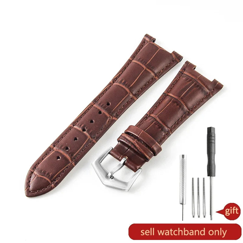 Bracelet Montre Cuir Vache | Compatible Patek Philippe Nautilus PP5711 5712G – CLEVI Paris