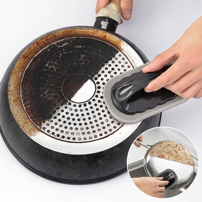 Brosse Éponge Nano Nettoyage Multifonction Cuisine & Salle de Bain — CLEVI Paris