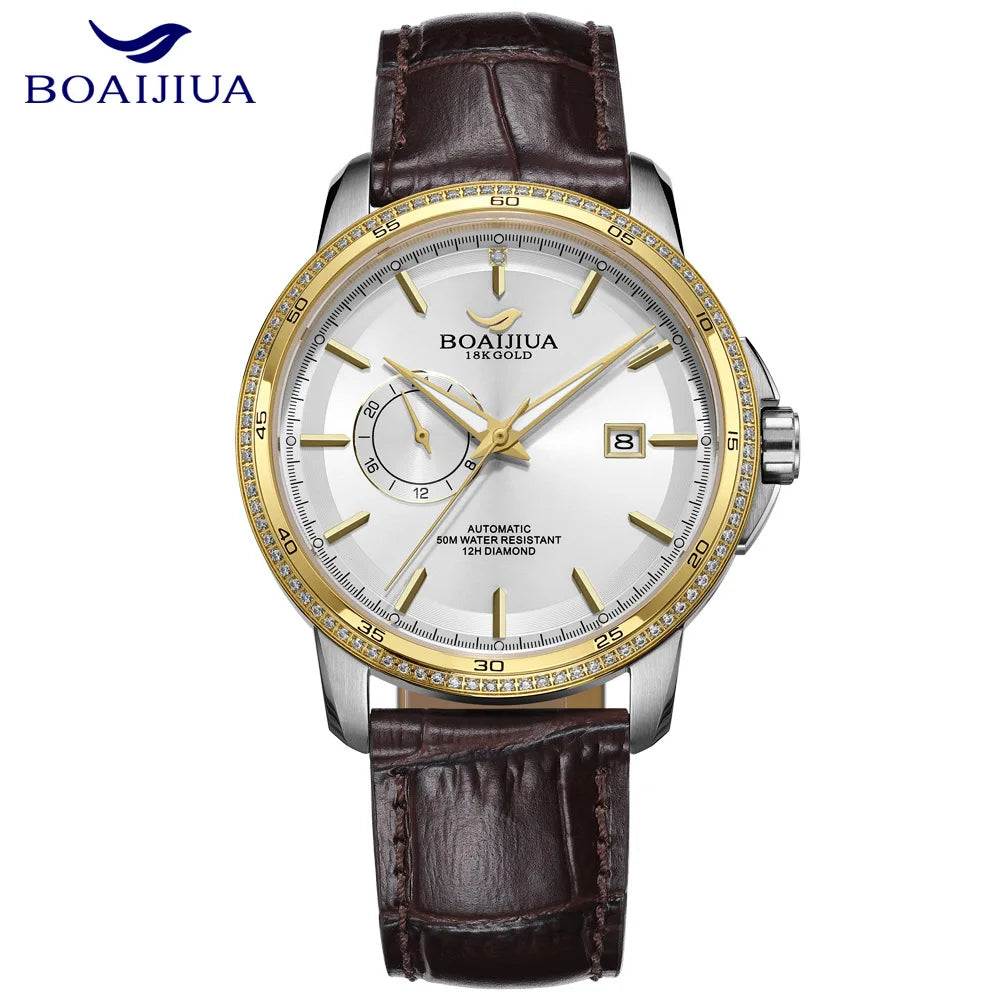 Montre BORIAGE B8001 Automatique Homme Saphir Miyota 8217 Waterproof 50M – CLEVI Paris