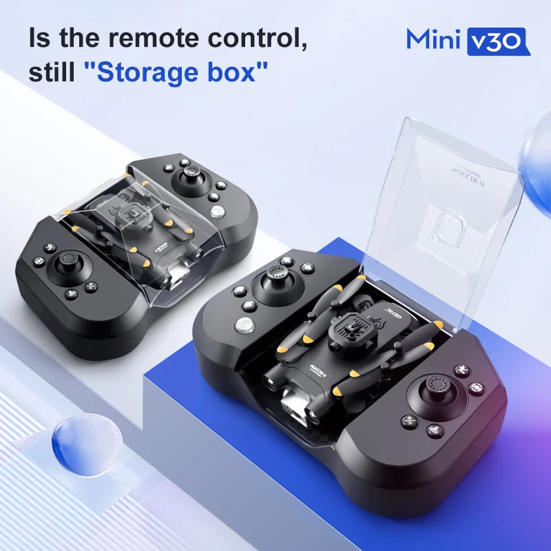 Mini Drone 4DRC V30 4K Double Caméra – Évitement d'Obstacles 5 Faces, FPV WiFi & Positionnement Optique – CLEVI Paris
