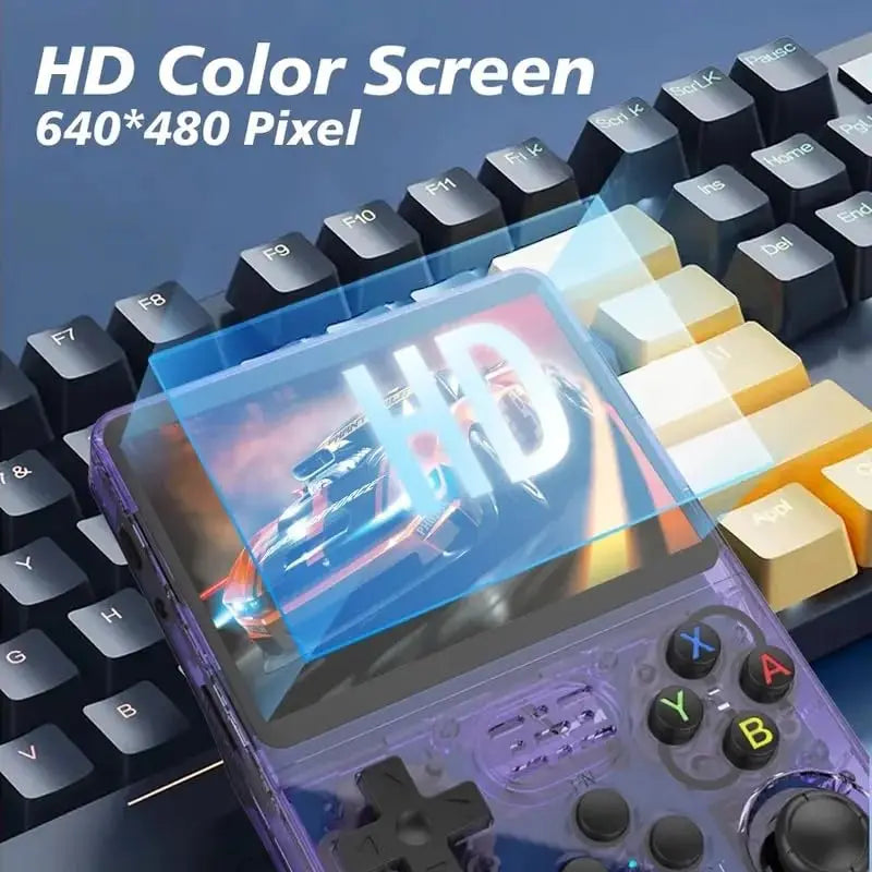 Console Portable R36S Rétro 3.5" IPS ArkOS 20000+ Jeux 64Go/128Go – CLEVI Paris