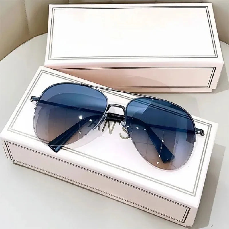 Lunettes de Soleil Pilote Grand Cadre – Verres Dégradés Anti-Reflets UV400 Monture Alliage 5 Coloris – CLEVI Paris
