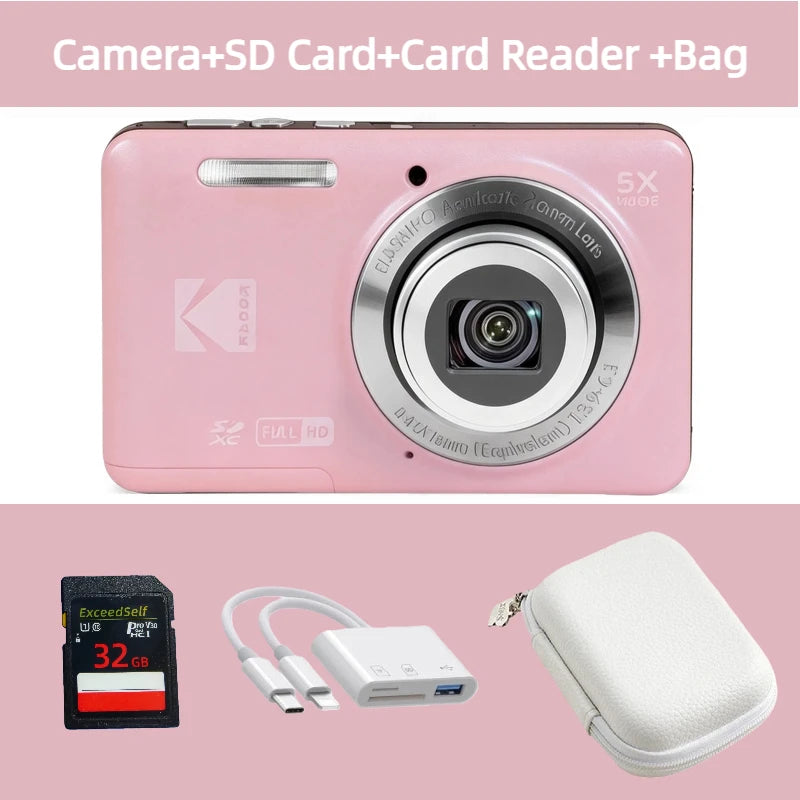 Kodak PIXPRO FZ55 Appareil Photo Compact 16MP Zoom 5x Grand Angle 28mm | Vidéo 1080p