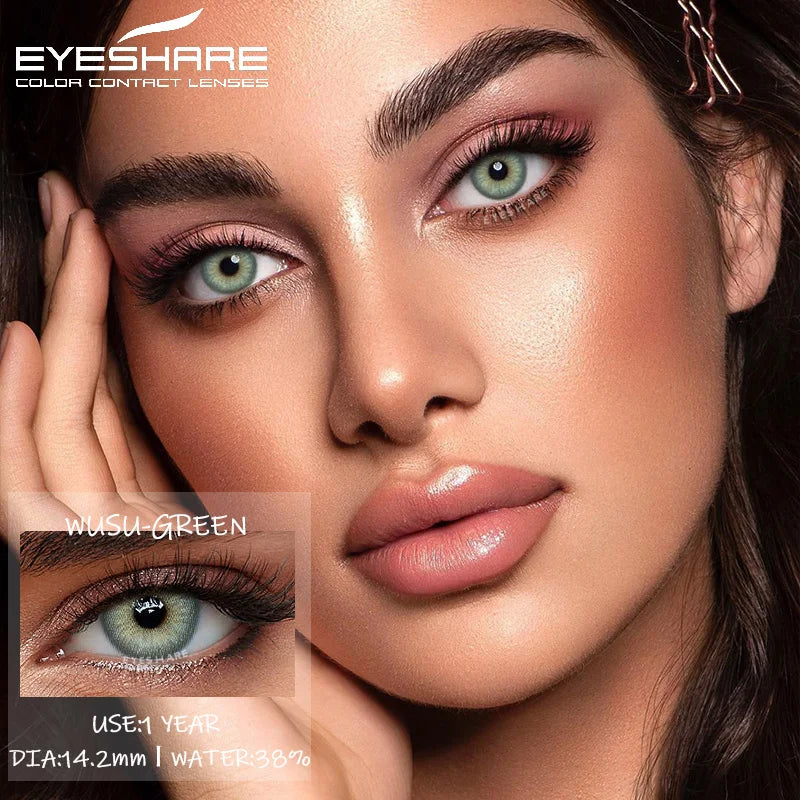 Lentilles de Contact Colorées EYESHARE | Usage Annuel Sans Correction | 15 Coloris | Maquillage & Quotidien – CLEVI Paris