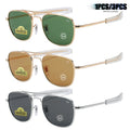 Lunettes de Soleil Pilote Unisexe Verre Trempé UV400 AO8054 – CLEVI Paris