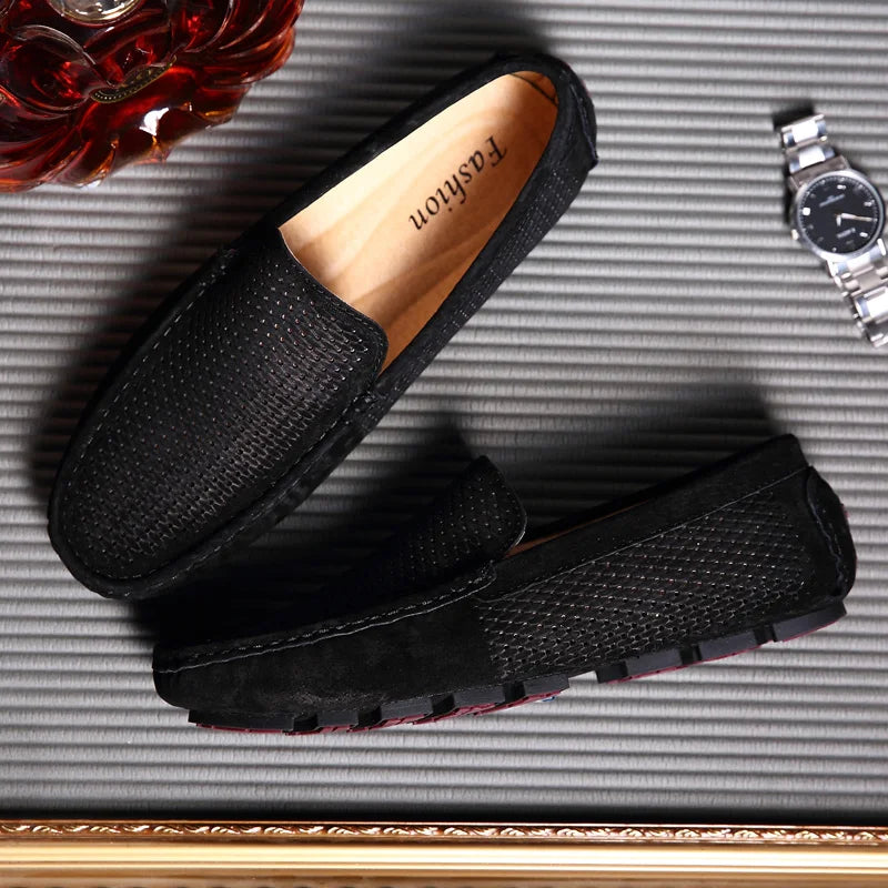 Mocassins Suède Homme Respirants Casual – CLEVI Paris