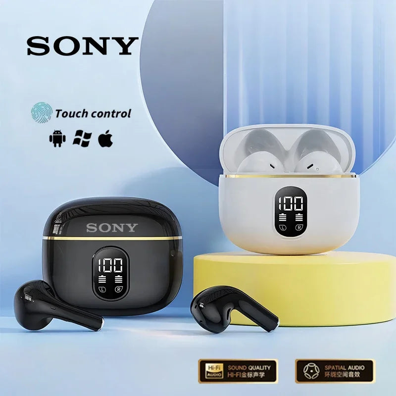 Écouteurs TWS Bluetooth In-Ear Réduction de Bruit Affichage LED – CLEVI Paris